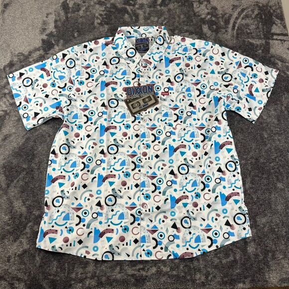 Dixxon Flannel Co The New Wave Button Up Short Sleeve Men's 3XL NWT - Picture 1 of 8